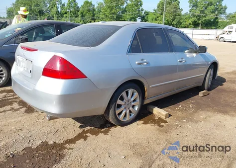 2007 Honda Accord 3.0 Ex z USA, uszkodzony, nr VIN 1HGCM66567A087786